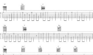 天空之城吉他简谱