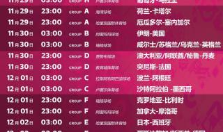 21届世界杯比分 世界杯赛程表2022图片高清